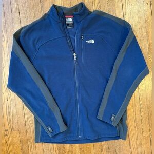 The North Face Navy and Charcoal Fleece Jacket